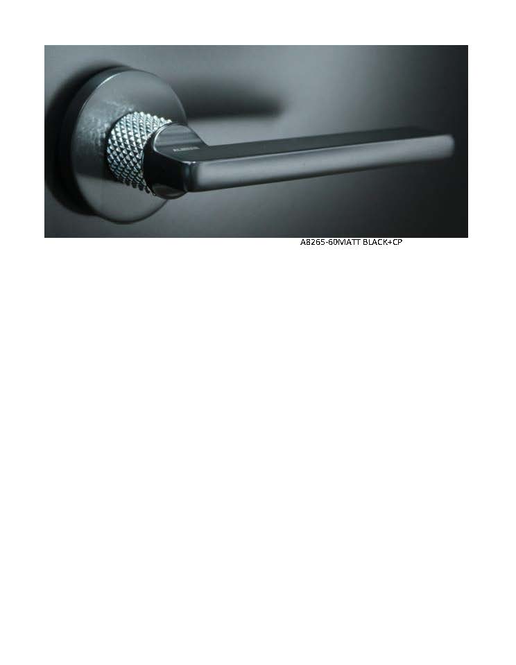 Ручка Alemar A8265-60 MATT BLACK+CP