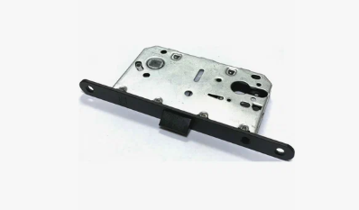 Замок под цилиндр пластиковый  P85BL (черный)