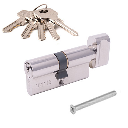 Цилиндровый механизм Apecs SC-60-C-NI (SC-60-Z-C-NI)