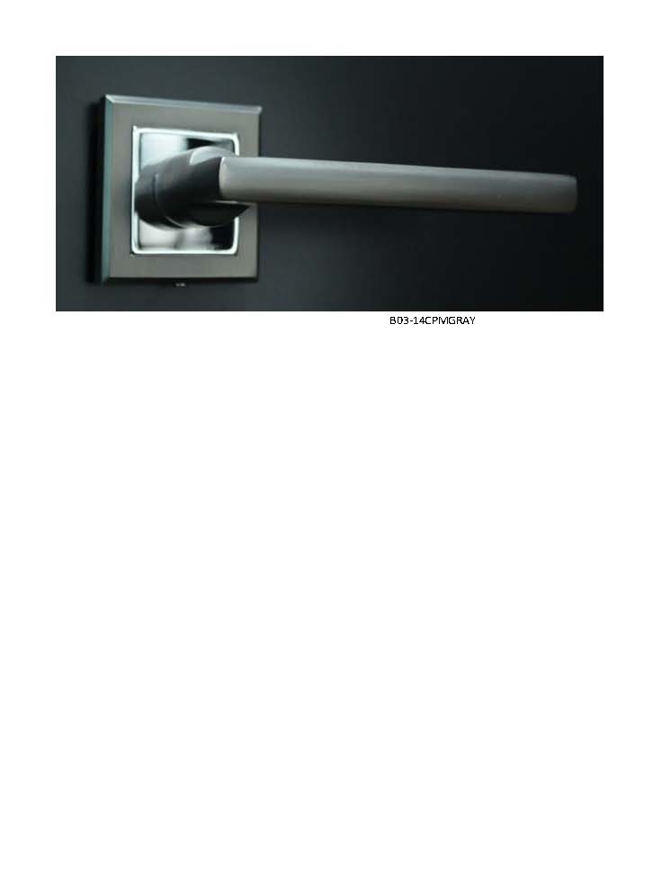 Ручка Порте Aluminum handle 171g CP\MGray B03-14