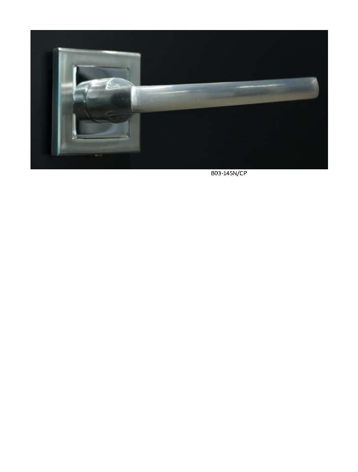 Ручка Порте Aluminum handle 171g SN\CP B03-14