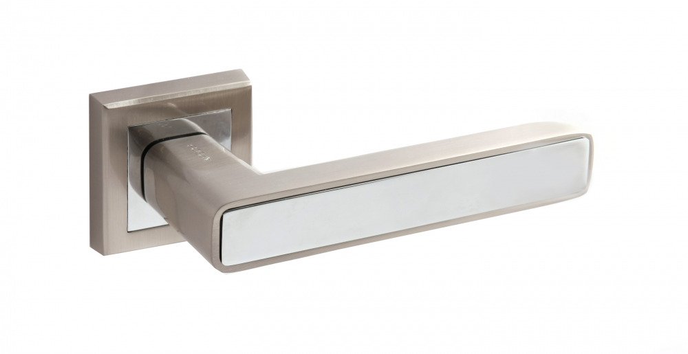 Ручки дверные Windrose "Nevada" H-18107-А-NIS/CR