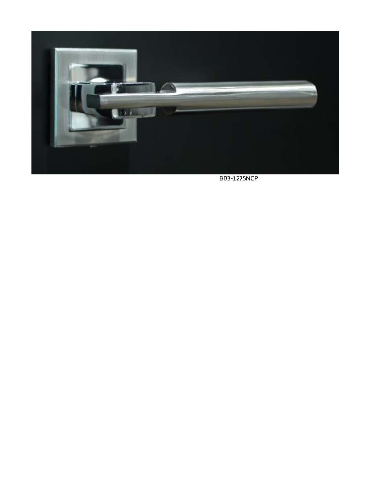 Ручка Порте Aluminum handle 177g SN\CP B03-L127