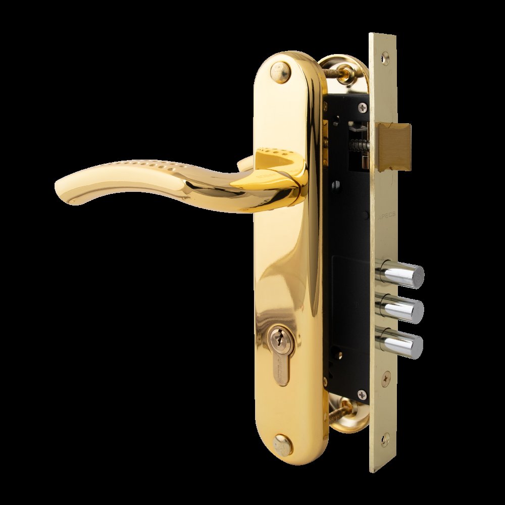 Замок врезной Apecs 2227/60-G/GM